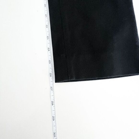 Banana Republic Womens Sloan Curvy Fit Mid Rise Black Career Pants Size 8 - Picture 8 of 9